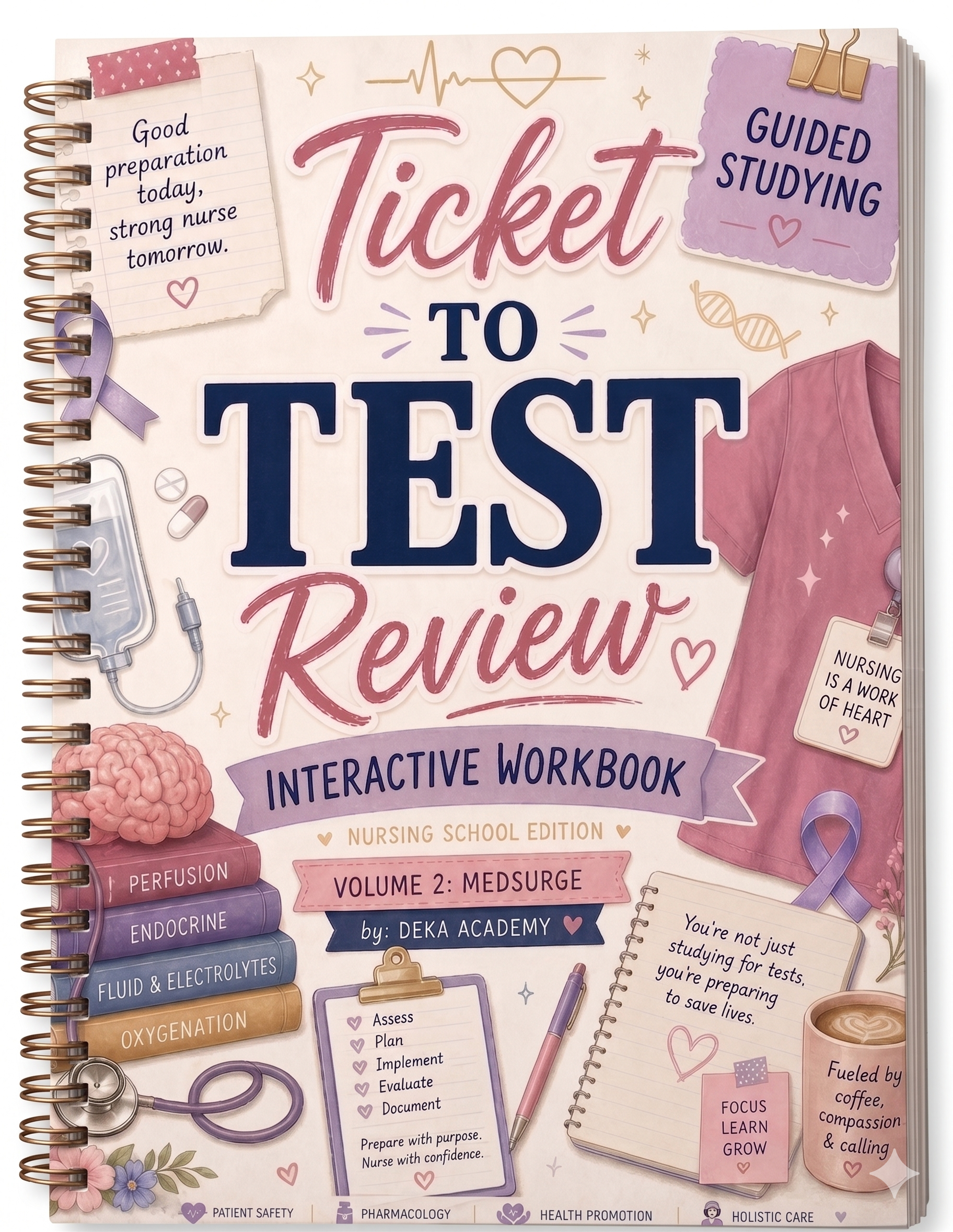 Ticket To Test Review: Med-Surg/ Healthcare Concepts (Digital Copy)